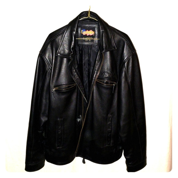 Mens Easyrider leather jacket - Picture 1 of 4